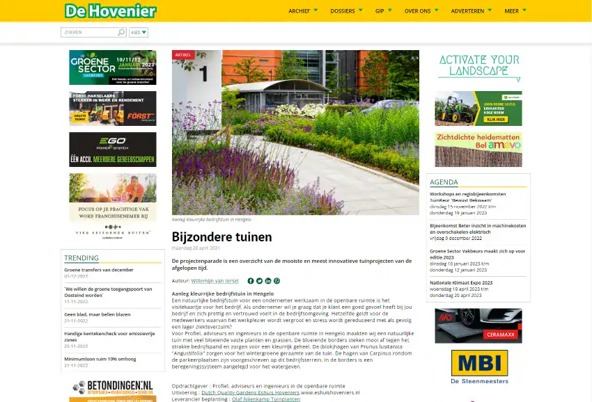 Bijzondere tuinen – April ’21