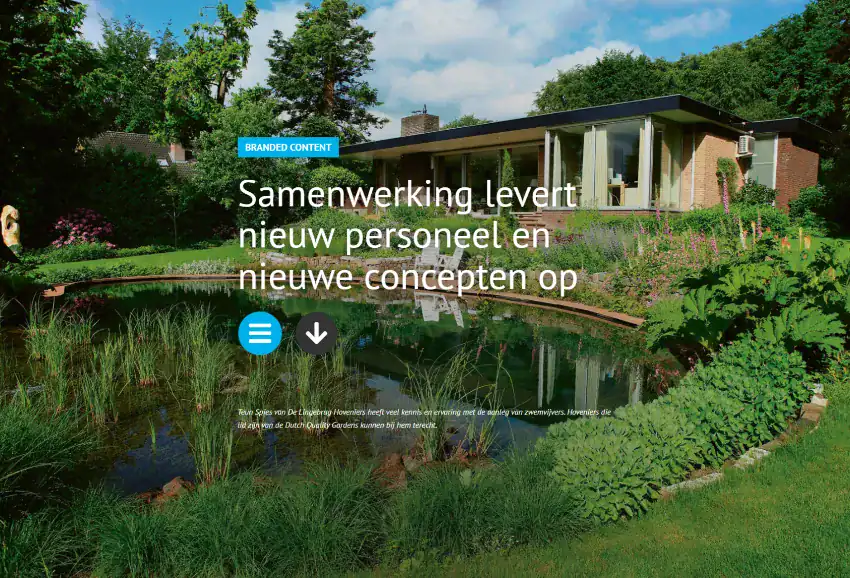 Samenwerking levert nieuw personeel en nieuwe concepten op