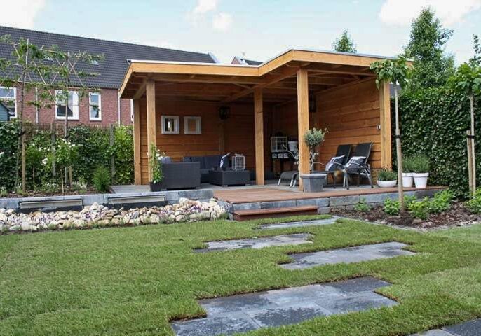 Verhoogd Terras Met Waterelementen Dqg 5